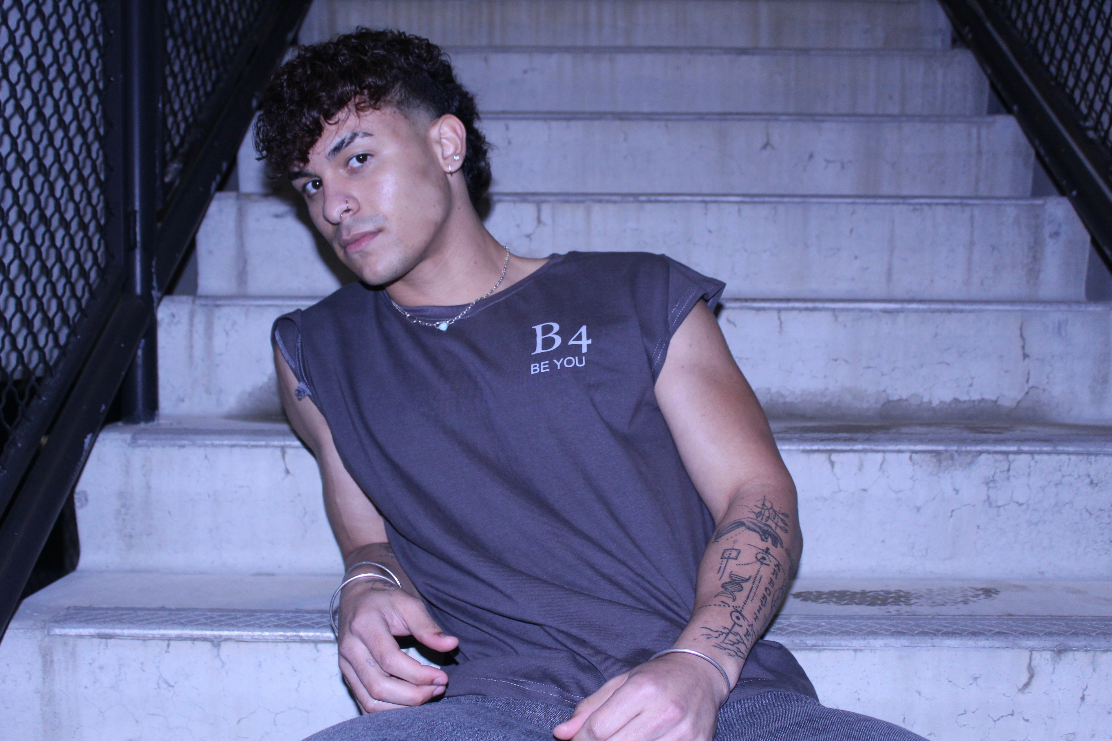 B4 Be You Sleeveless T-Shirt for Men